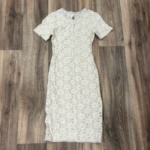 Raquel Allegra Ivory Lace Midi Dress Women’s 2